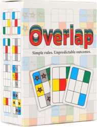 Overlap - A Deceptively Simple Strategy Game - Mensa Award Winning Card Game - 2 Player Game or Up to 8 Players - Card Games for Adults and Families