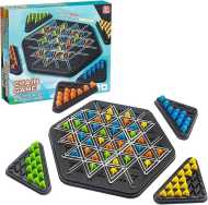 Chain Triangle Chess Game, Triggle Game, Educational Toy for Kids Ages 3+, Strategy Board Game for Family Game Nights, Suitable for 2 Players (Normal Model)