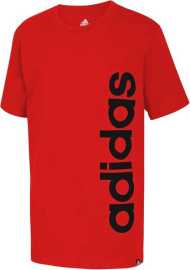 adidas boys Short Sleeve Cotton Jersey Logo T-shirt Tee