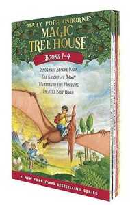 Magic Tree House Boxed Set, Books 1-4: Dinosaurs Before Dark, The Knight at Dawn, Mummies in the Morning, and Pirates Past Noon 