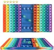 Azsure Lifestyle Giant Pop It Fidget Toy Game Large Sensory Rainbow Chess Board Jumbo Popper for Children Adults Seniors