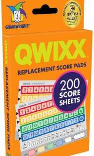 Gamewright Qwixx, Replacement Score Cards Action Game Multi-colored 1 Pack