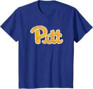 University of Pittsburgh Panthers Distressed Primary Logo T-Shirt