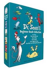 Dr. Seuss's Beginner Book Boxed Set Collection: The Cat in the Hat; One Fish Two Fish Red Fish Blue Fish; Green Eggs and Ham; Hop on Pop; Fox in Socks 